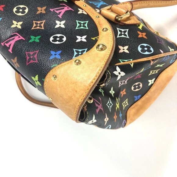 LOUIS VUITTON M40202 MonogramMulticolore BeverlyGM Hand Bag Tote Shoulder Bag - Picture 13 of 16